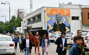 Foto: A. K. /Radiosarajevo.ba / Mural posvećen Jovanu Divjaku